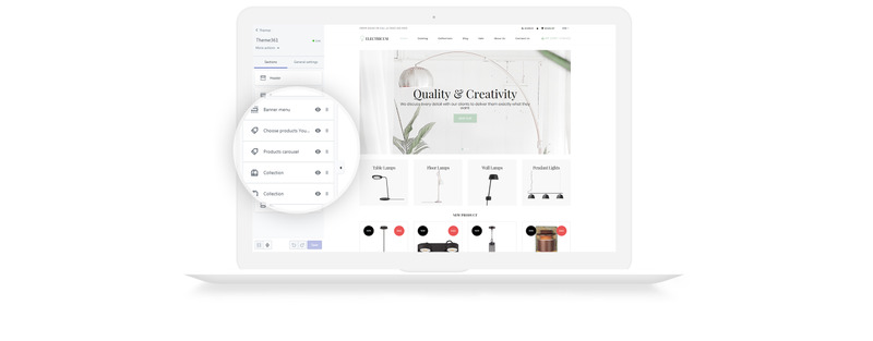 Electricum-减轻商店Shopify主题 #71961