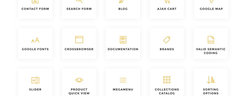 白色T恤-响应式实用Shopify主题 #76332