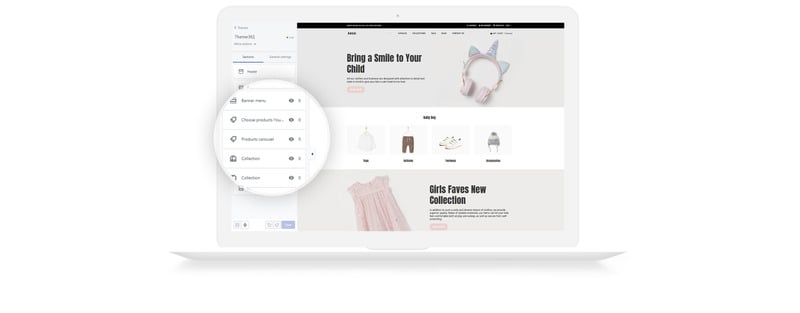 Bwear-婴儿服装店现代Shopify主题 #76913