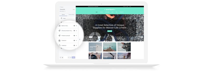 Marined-划船配件清洁Shopify主题 #78773