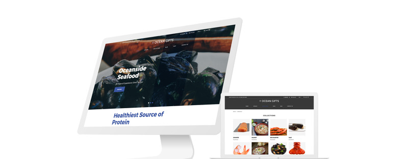海洋礼品和海鲜商店现代 Shopify 主题 #82482