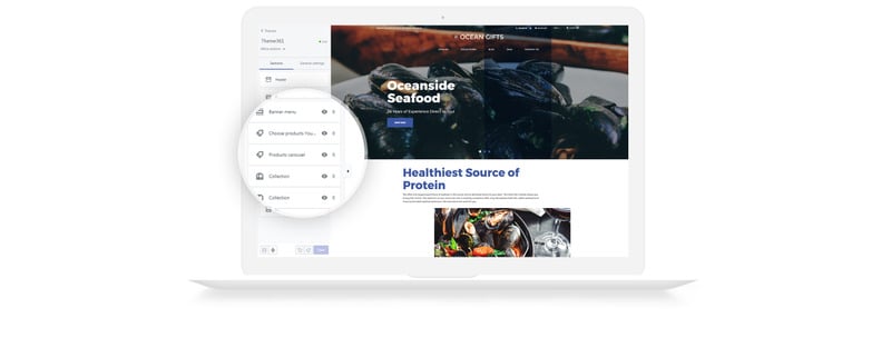 海洋礼品和海鲜商店现代 Shopify 主题 #82482