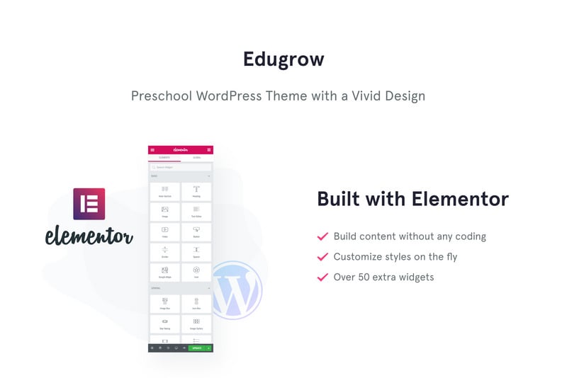 Edugrow-具有生动设计WordPress主题的学前WordPress主题