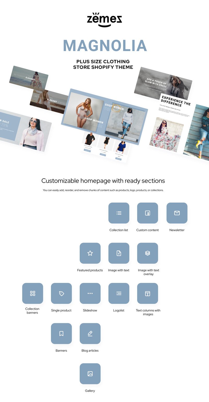 大码服装店Shopify主题 #91761