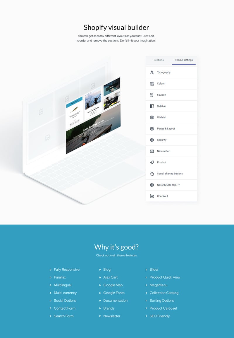 Fishmaster-钓鱼商店多页现代Shopify主题 #83983