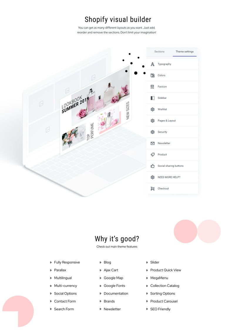Frebloss-香水店清洁Shopify主题 #82696