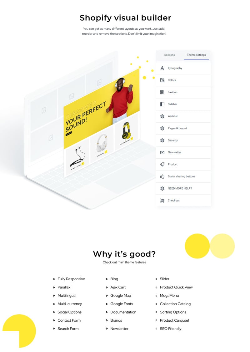 Swoofer-音频商店多页创意Shopify主题 #82213