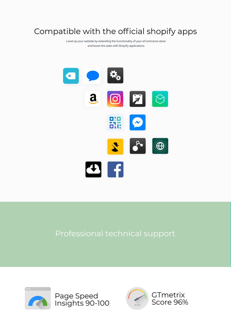 OASIS-园艺电子商务清洁Shopify主题 #82062