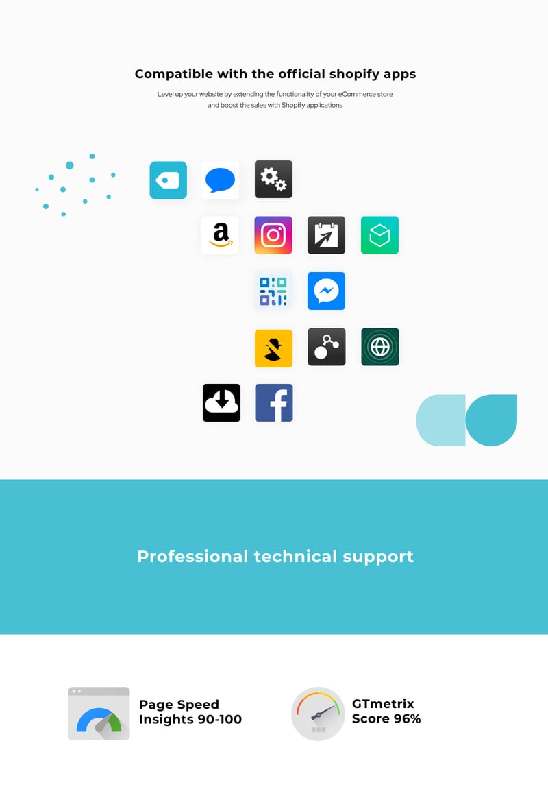 可爱的爪子-宠物商店多页清洁Shopify主题 #83881