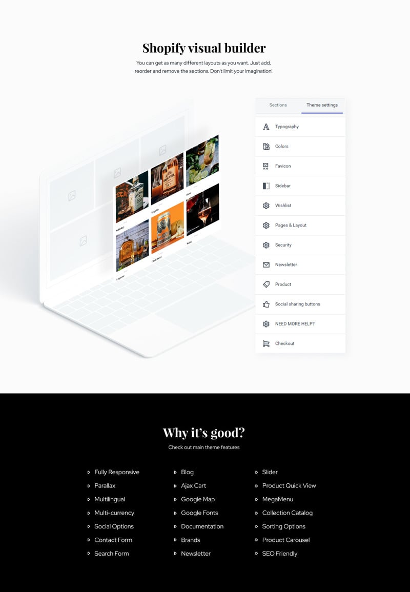 饮料-饮料和饮料电子商务时尚Shopify主题 #83879