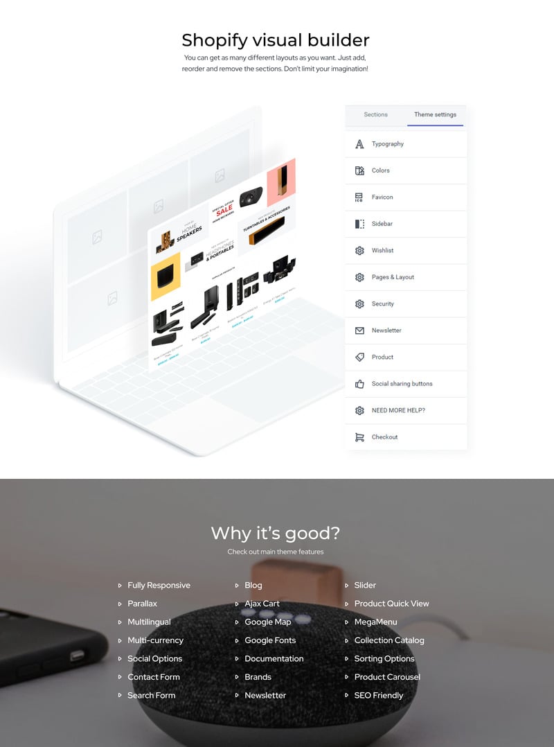 音乐盒-音乐商店清洁Shopify主题 #80065