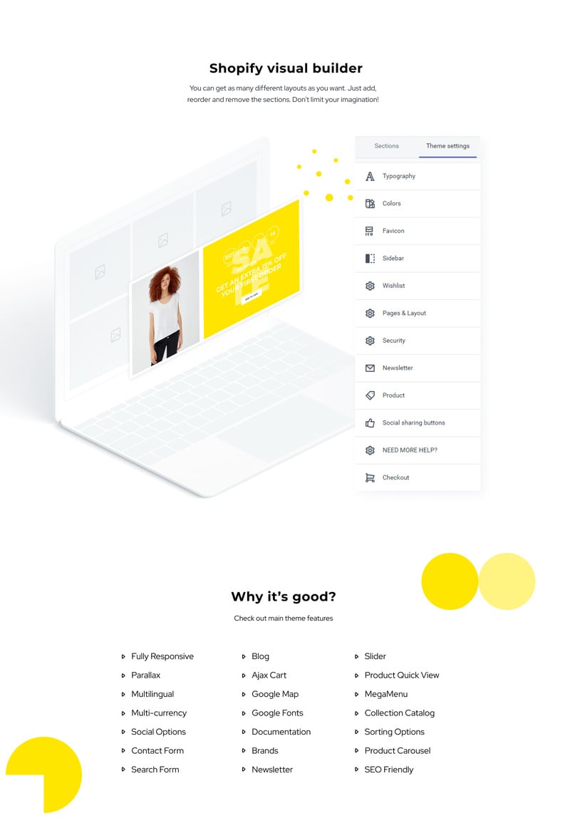 Croin-T恤多页清洁Shopify主题 #82915