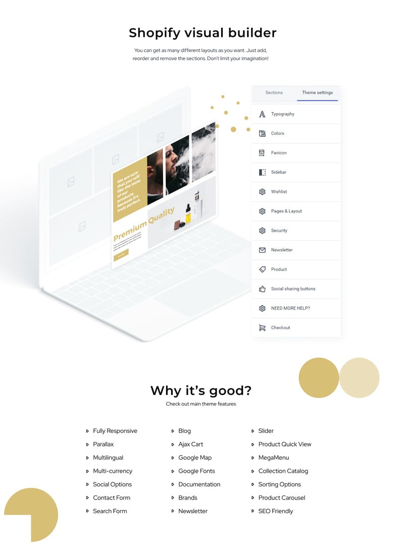 Hoxxiom-电子烟现代Shopify主题 #80482