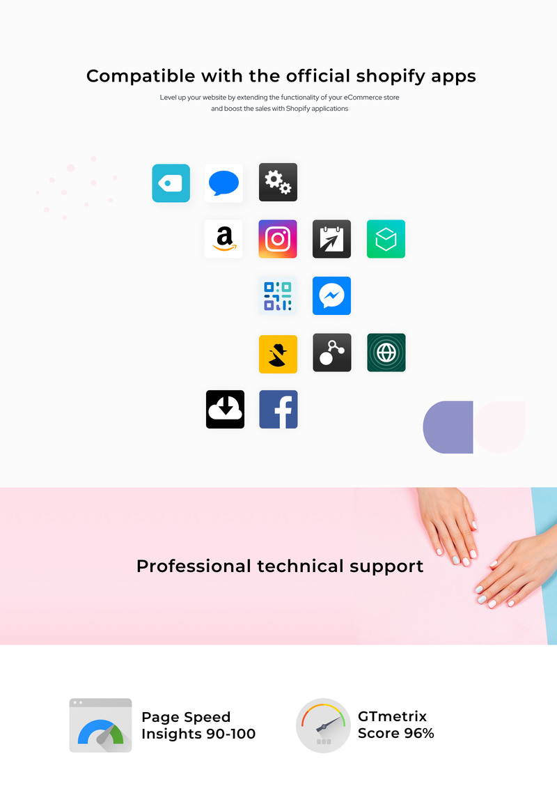 指甲栏-化妆品商店电子商务创意Shopify主题 #80222