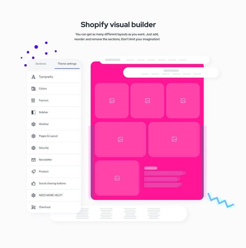 PUNSKY-时尚与美容创意Shopify主题 #76276