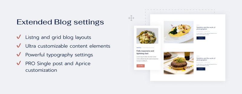 Ostin-古登堡WordPress主题的餐厅WordPress主题 #107448