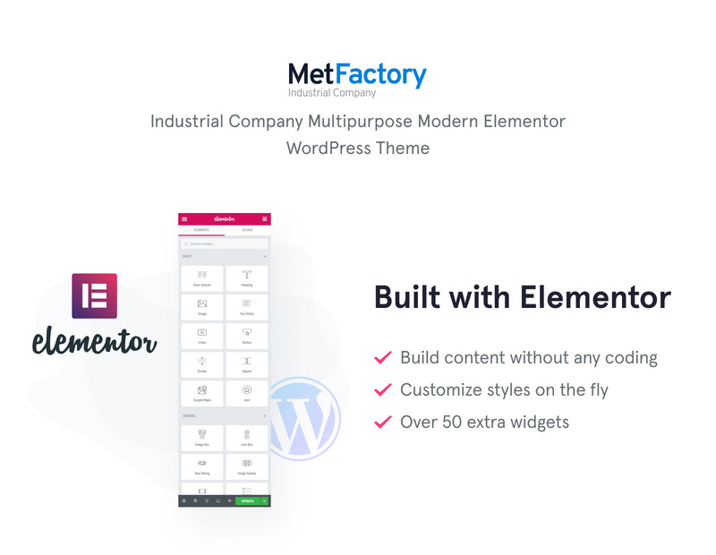 MetFactory-工业公司WordPress主题 #112534