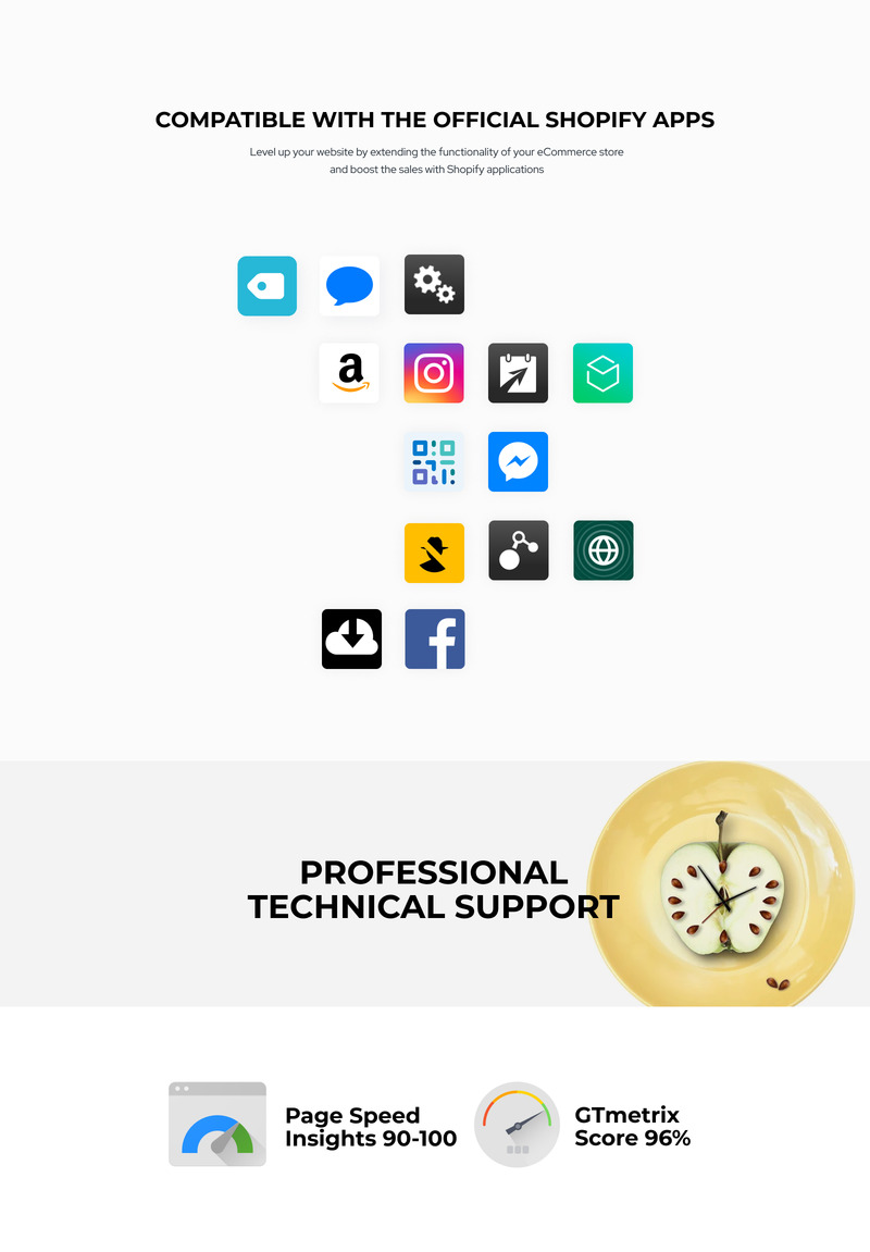 食品商店响应式Shopify主题 #62200