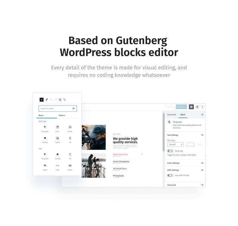 Vistudio - 视频制作和电影 WordPress 主题 #116426