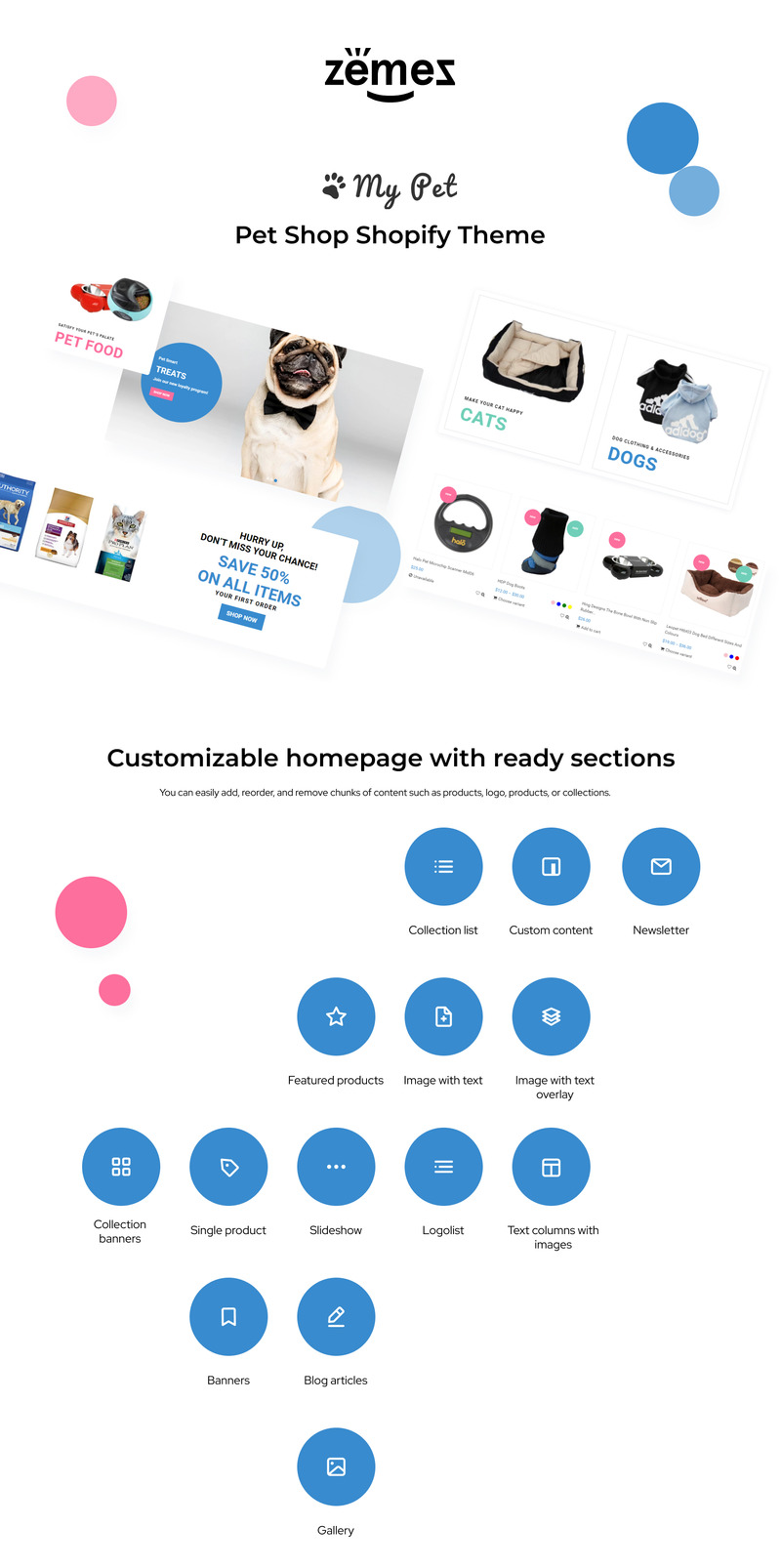 我的宠物-宠物店Shopify主题 #73966