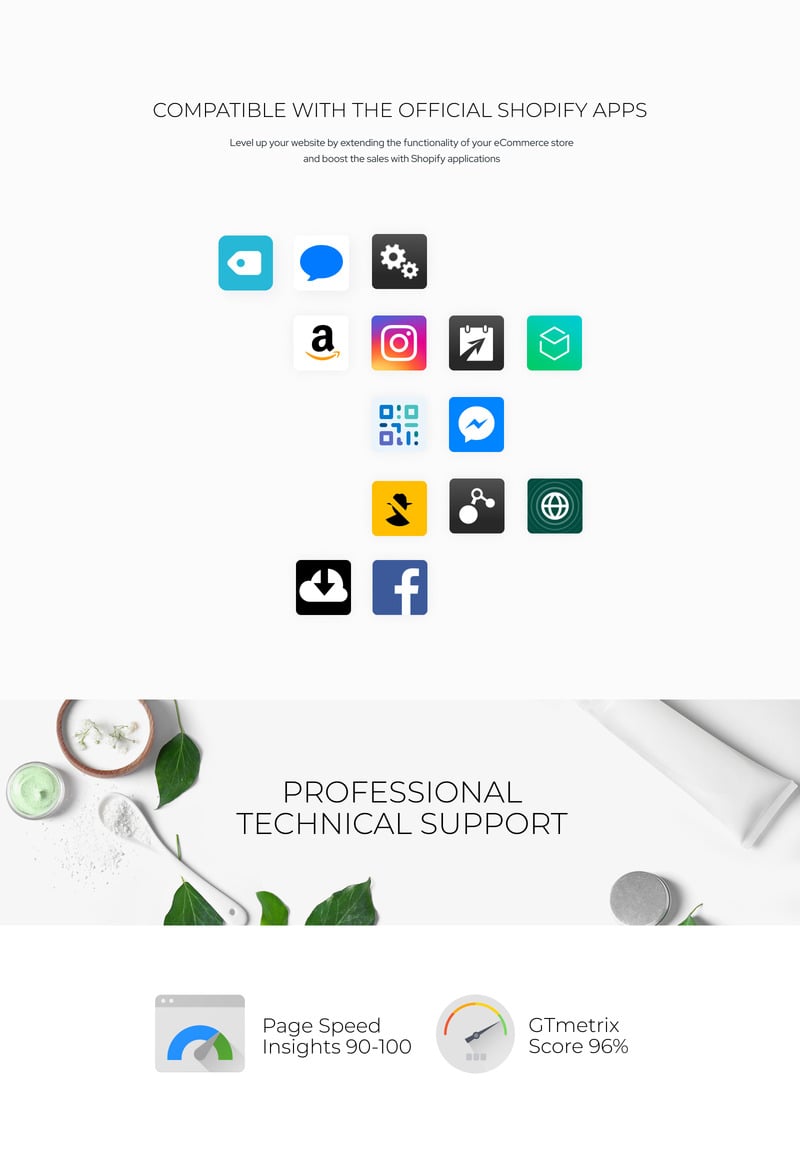 Bionika-有机化妆品商店Shopify主题 #74011