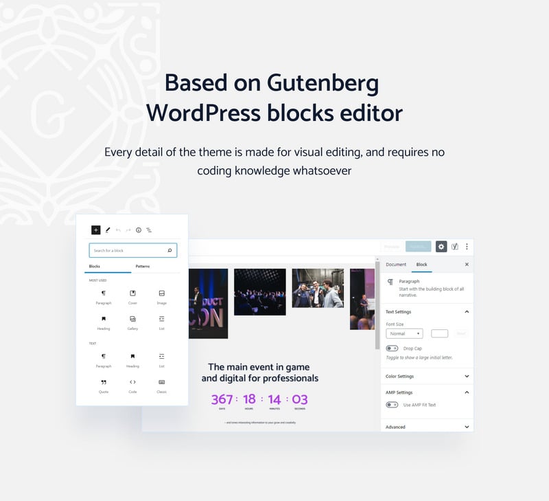 Uniqel-会议和活动WordPress主题 #118372