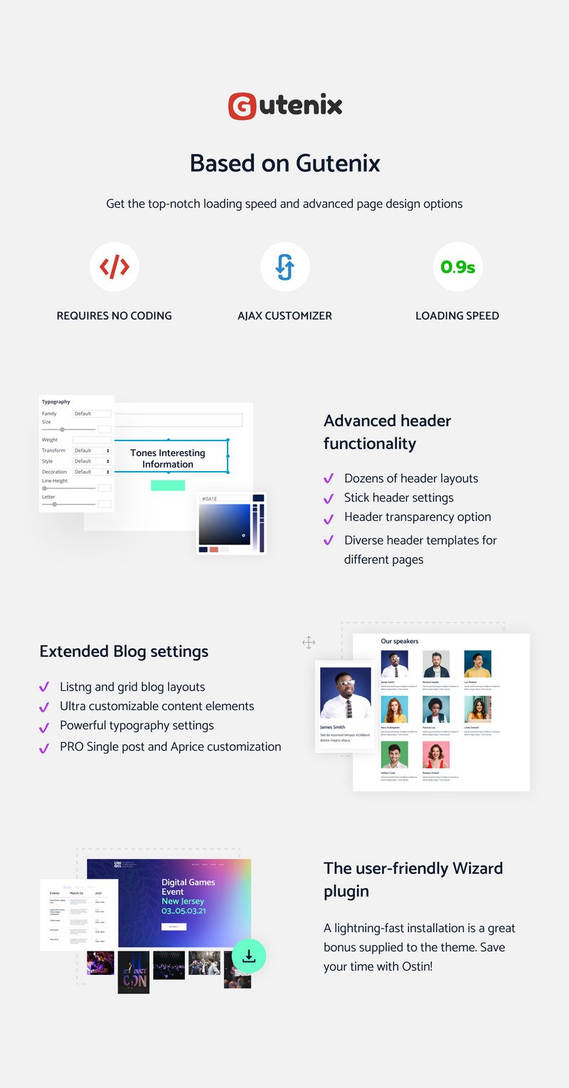 Uniqel-会议和活动WordPress主题 #118372