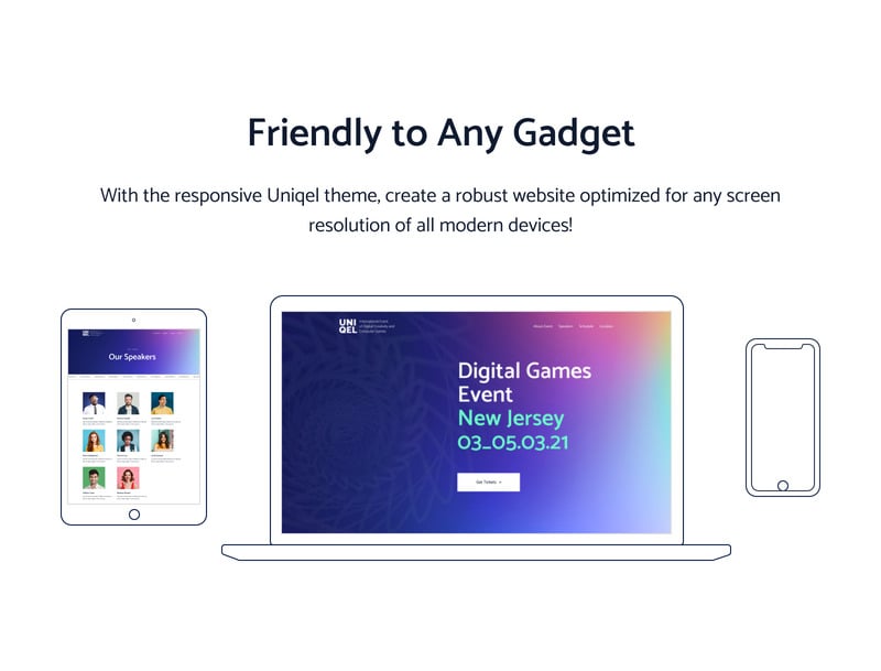 Uniqel-会议和活动WordPress主题 #118372