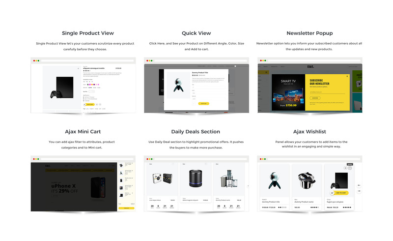 E＆E-电子Shopify主题 #73824