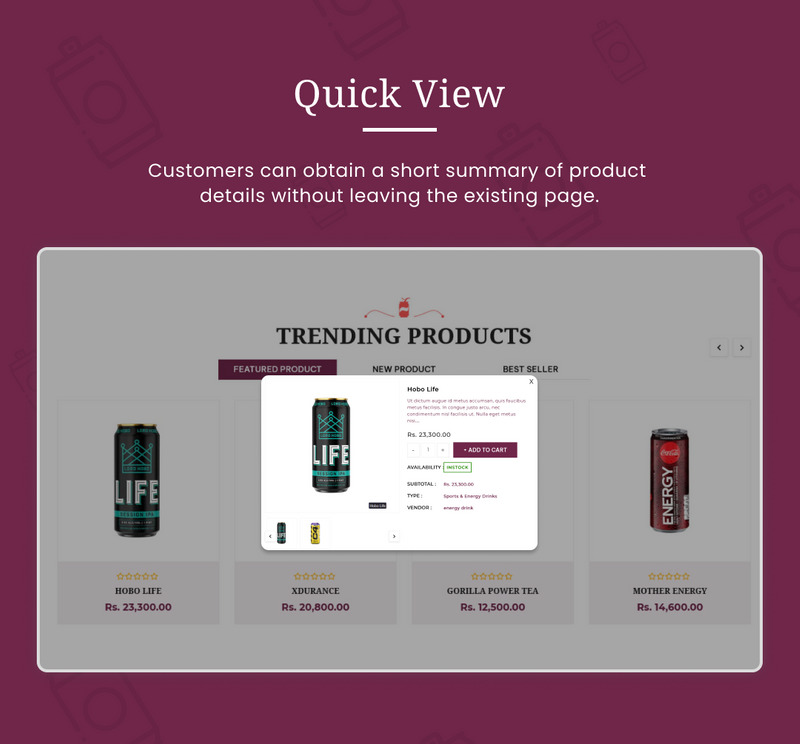 Go Drink - Mega Drinks Shopify 2.0 响应式主题