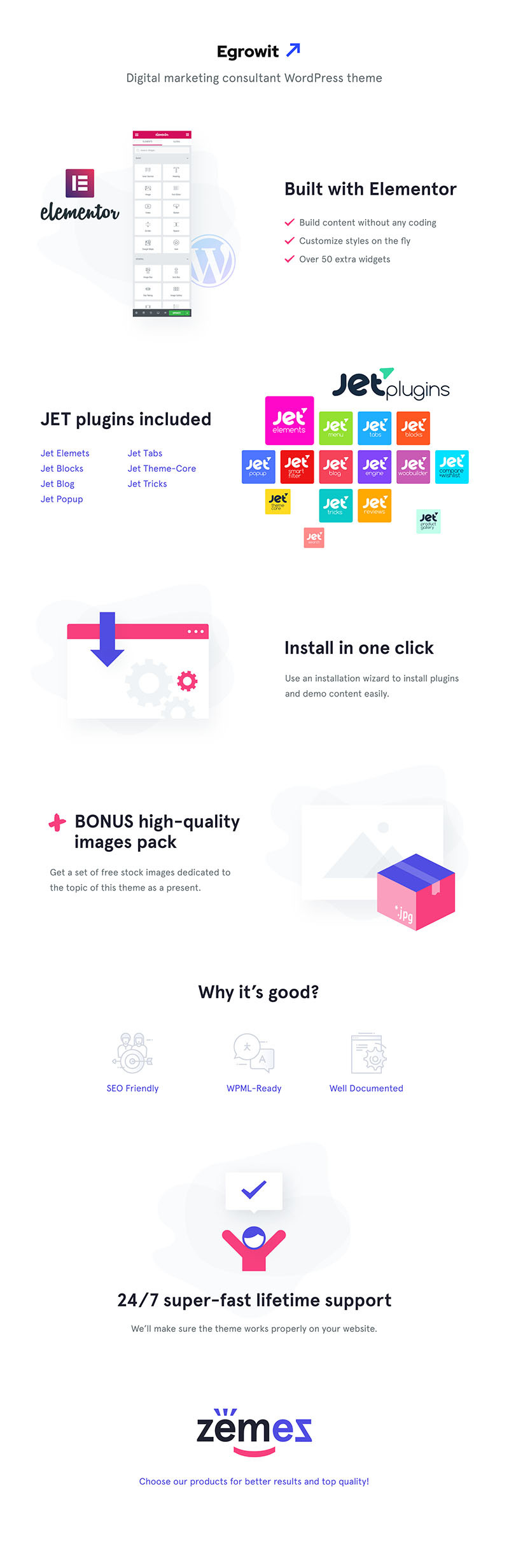 Egrowit-数字营销顾问WordPress Elementor主题 #85267