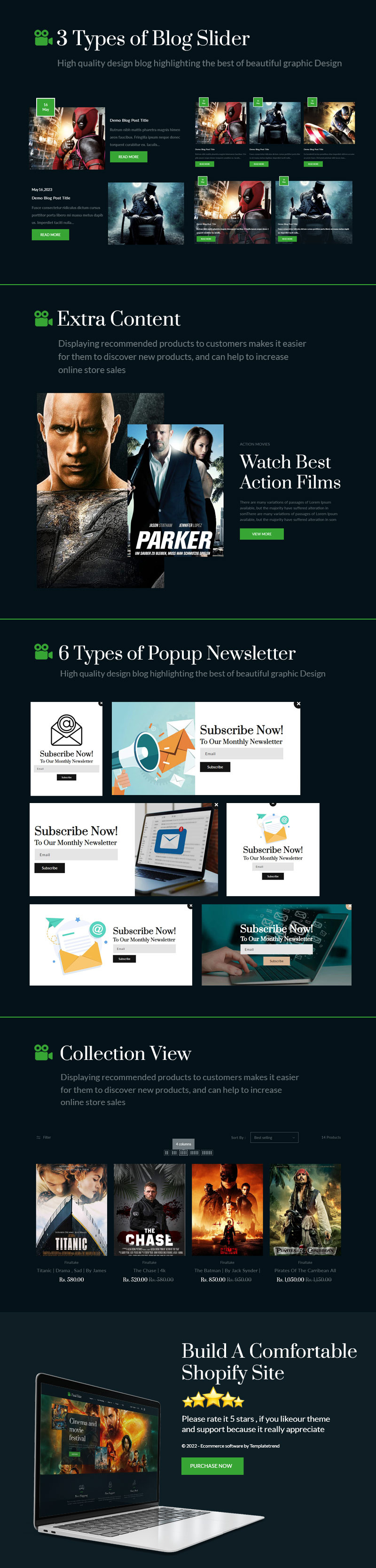 Final Take 数字音频视频电影照片 Shopify 主题 #335836