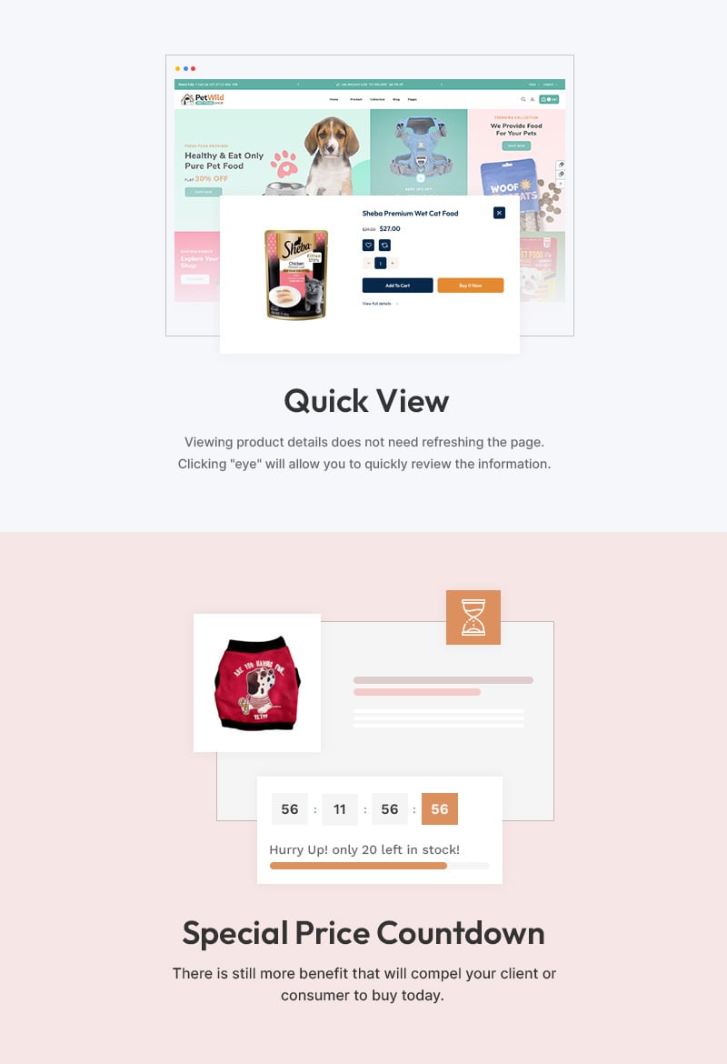 Petpaw - 宠物时尚和宠物食品商店多用途 Shopify 2.0 响应式主题