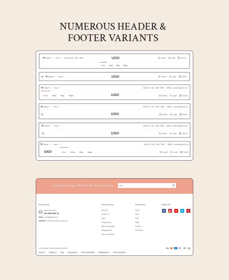 Bebrief - 内衣和比基尼、内衣时尚店多用途 Shopify 2.0 响应式主题