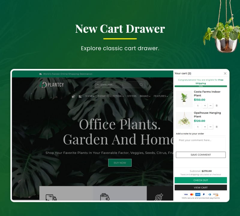 Dplantcy - 超级植物园 Shopify 2.0 主题 #288526