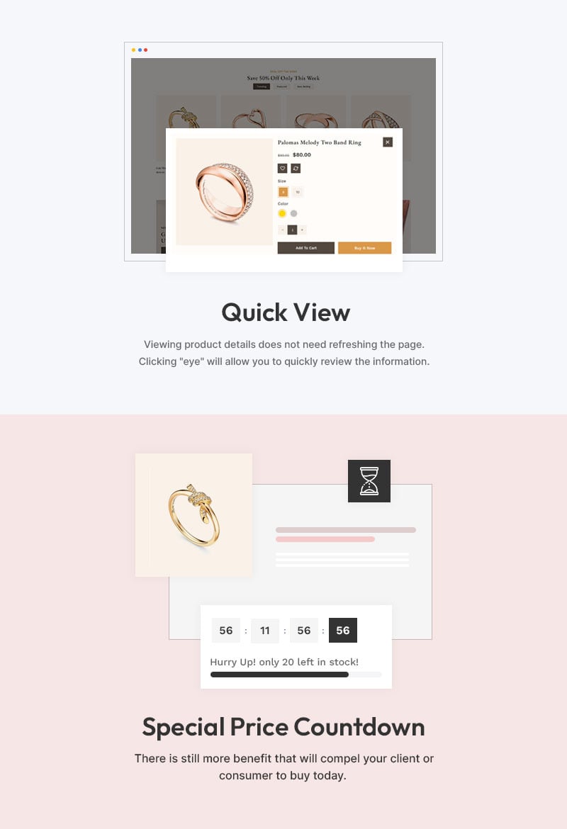 Gemstone - 现代珠宝店 Shopify 2.0 响应式主题 #409659