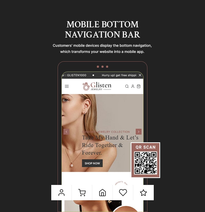 Glisten - 现代珠宝店 Shopify 2.0 响应式主题 #344053