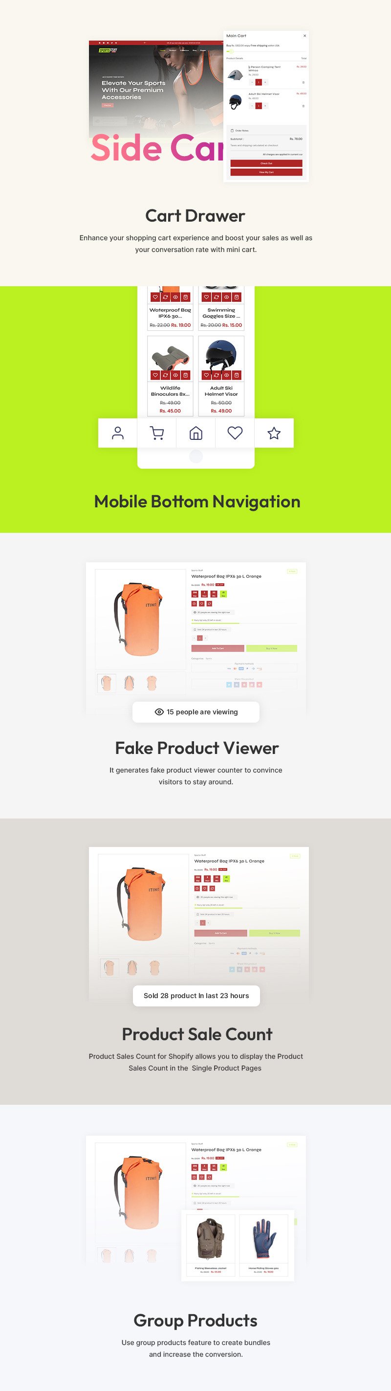 Sporto Stuff - 运动时尚和健身配件多用途 Shopify 2.0 响应式主题