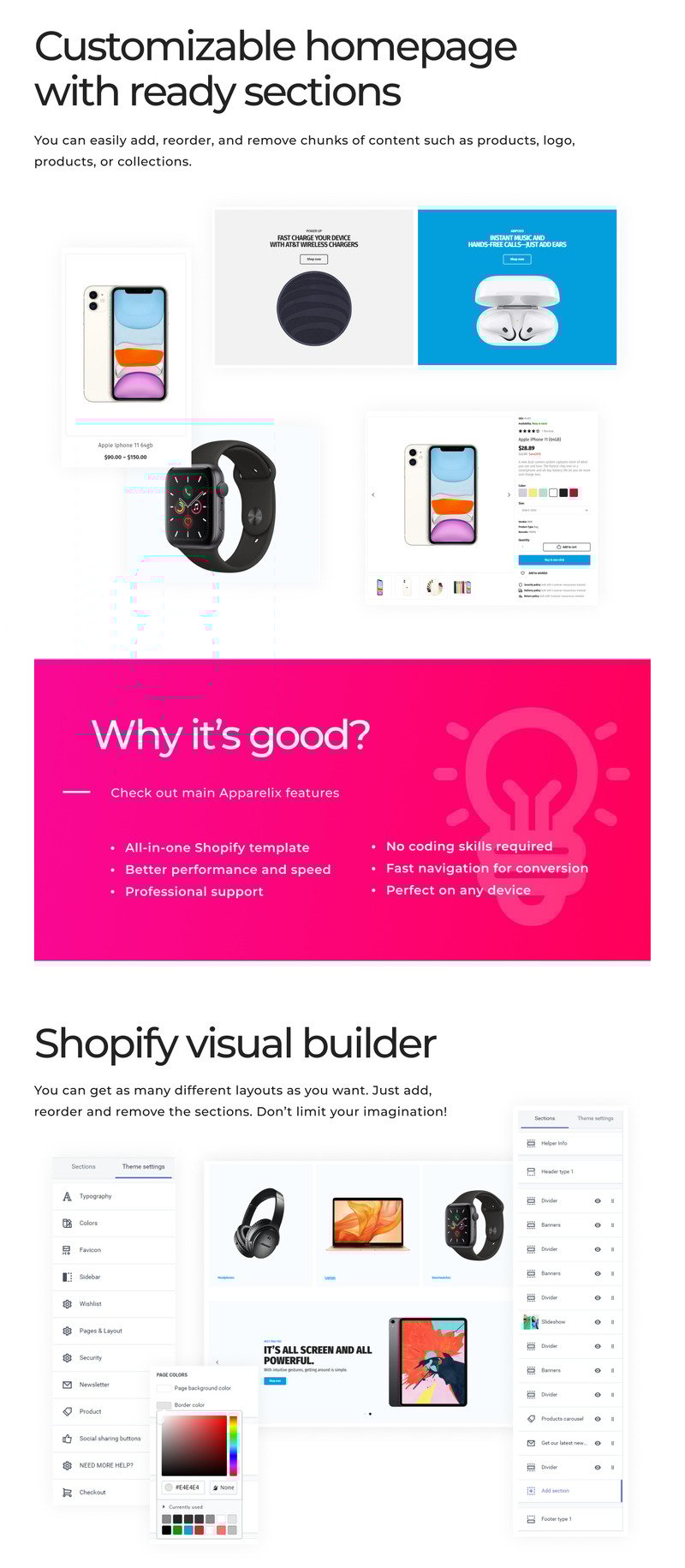Shopify上的电子商店-Apparelix Shopify主题 #94005