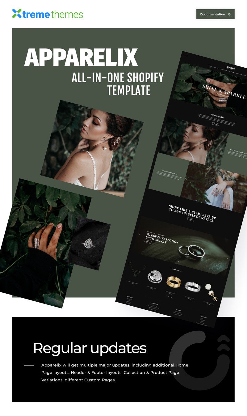 珠宝在线商店Shopify主题 #94969