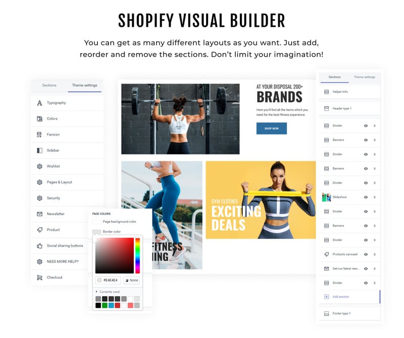 Apparelix Shopify Fitness电子商务模板Shopify主题