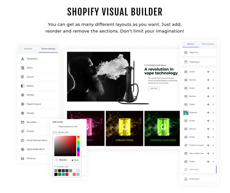Apparelix水烟在线电子商务模板Shopify主题 #98574