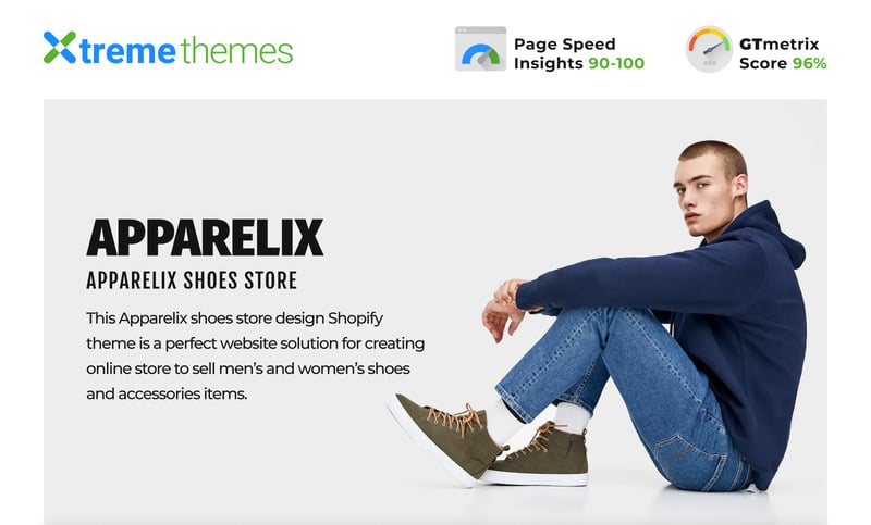 Apparelix鞋店设计Shopify主题 #101385
