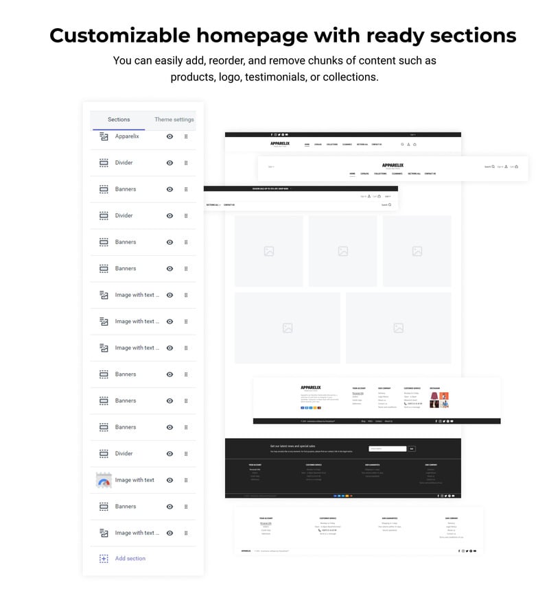 Apparelix-极限运动商店Shopify主题 #145324
