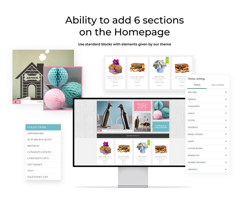 优雅的礼物 Shopify 主题电子商务模板 #50768