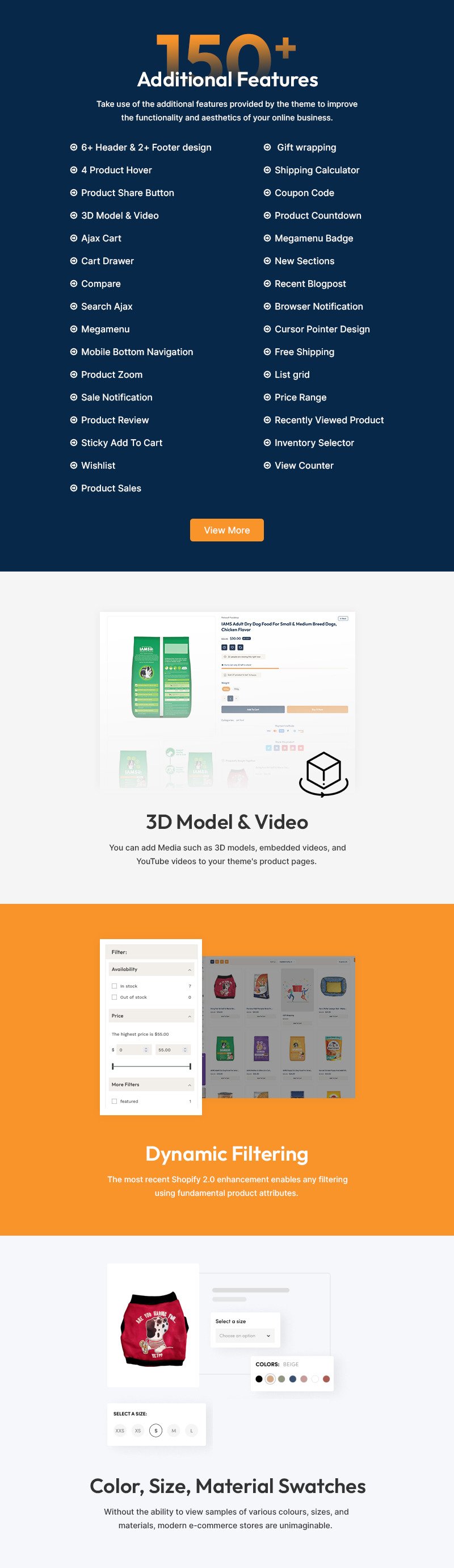Petwoof - 宠物时尚和宠物食品大型商店多用途 Shopify 2.0 响应式主题