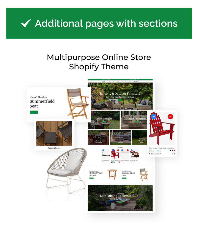 Gardiny-干净的现代Bootsify Shopify主题 #75471
