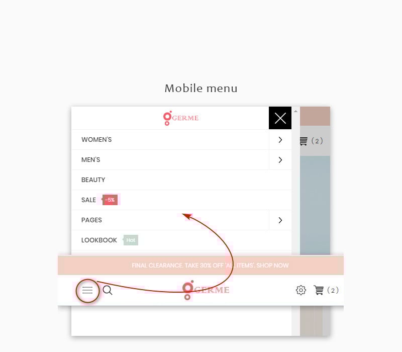 Germe - 时尚 Shopify 主题 #97212
