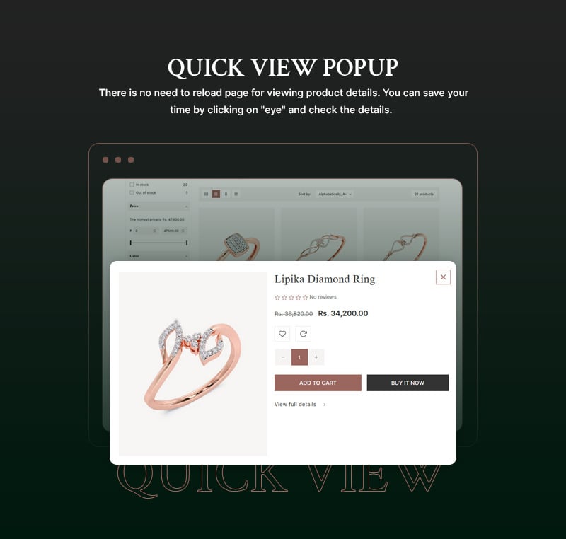 Glisten - 现代珠宝店 Shopify 2.0 响应式主题 #344053