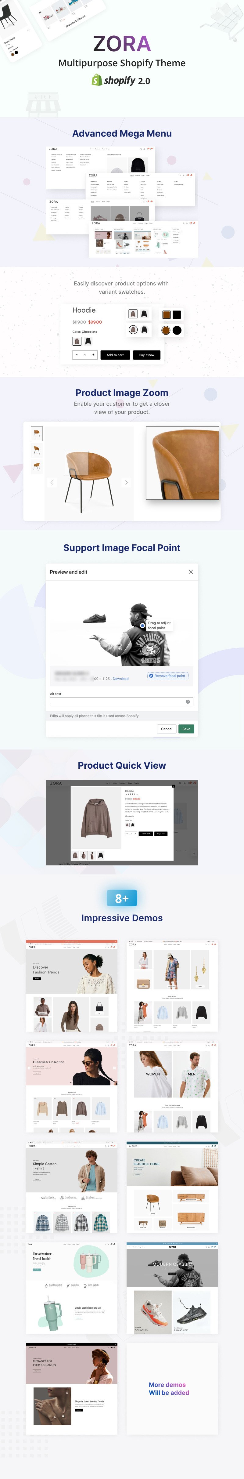 Zora - 多用途 Shopify 主题 #319171